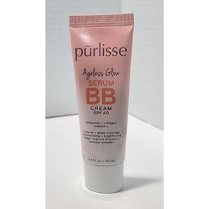 Purlisse Ageless Glow BB Cream SPF 40, Light Medium 1.4 oz SEALED ITEM